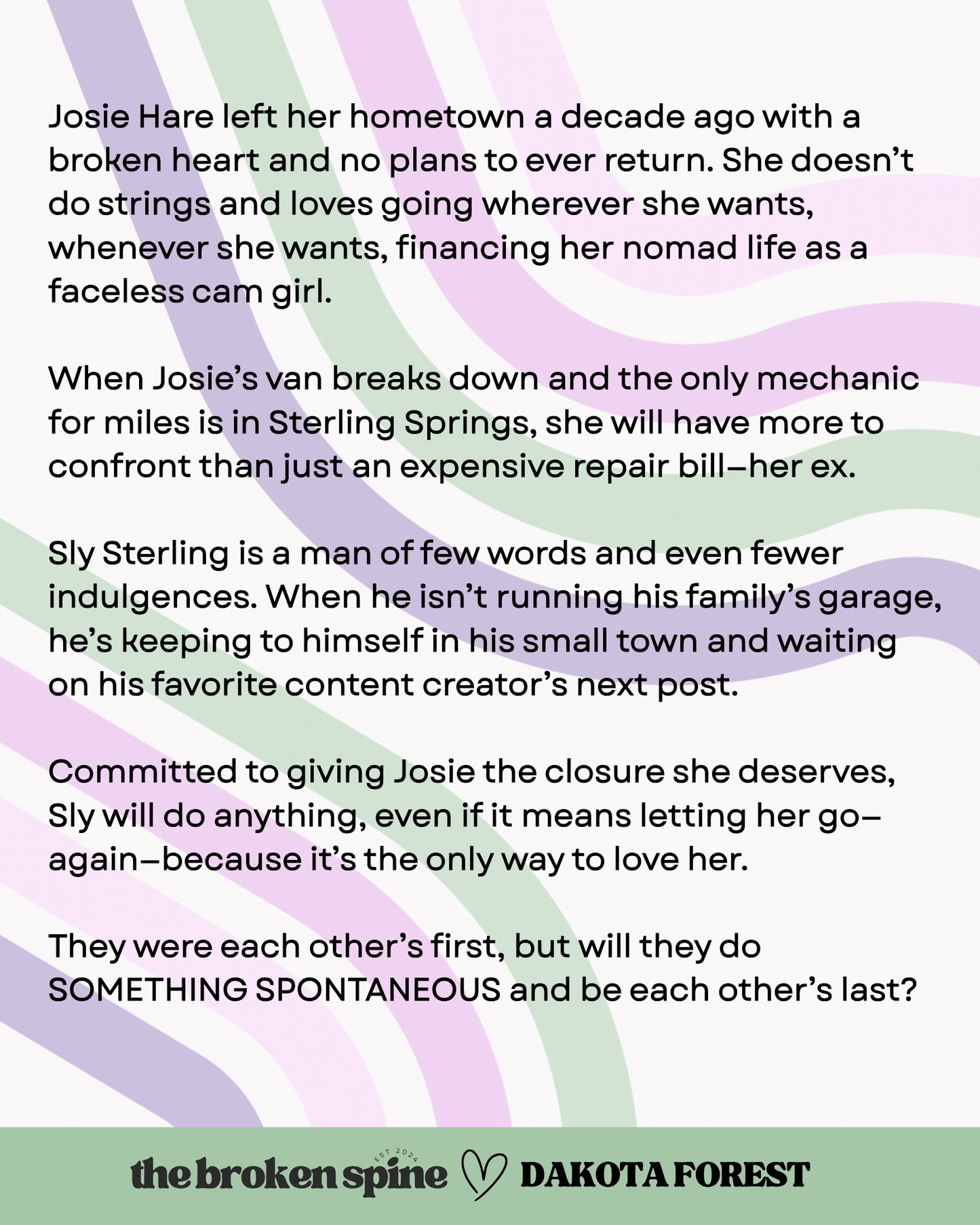 PREORDER | Something Spontaneous - Dakota Forest