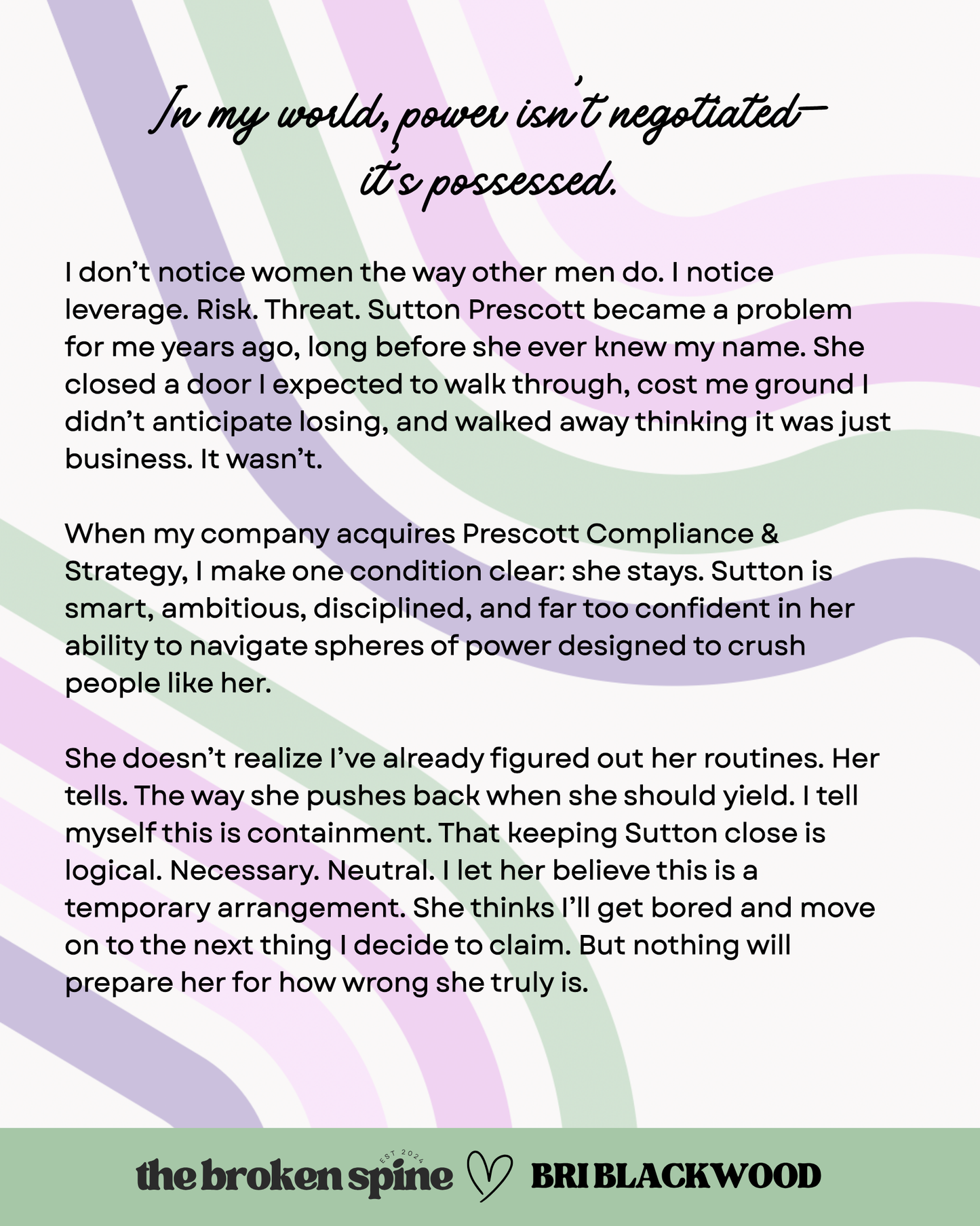 PREORDER | Marked by Obsession - Bri Blackwood