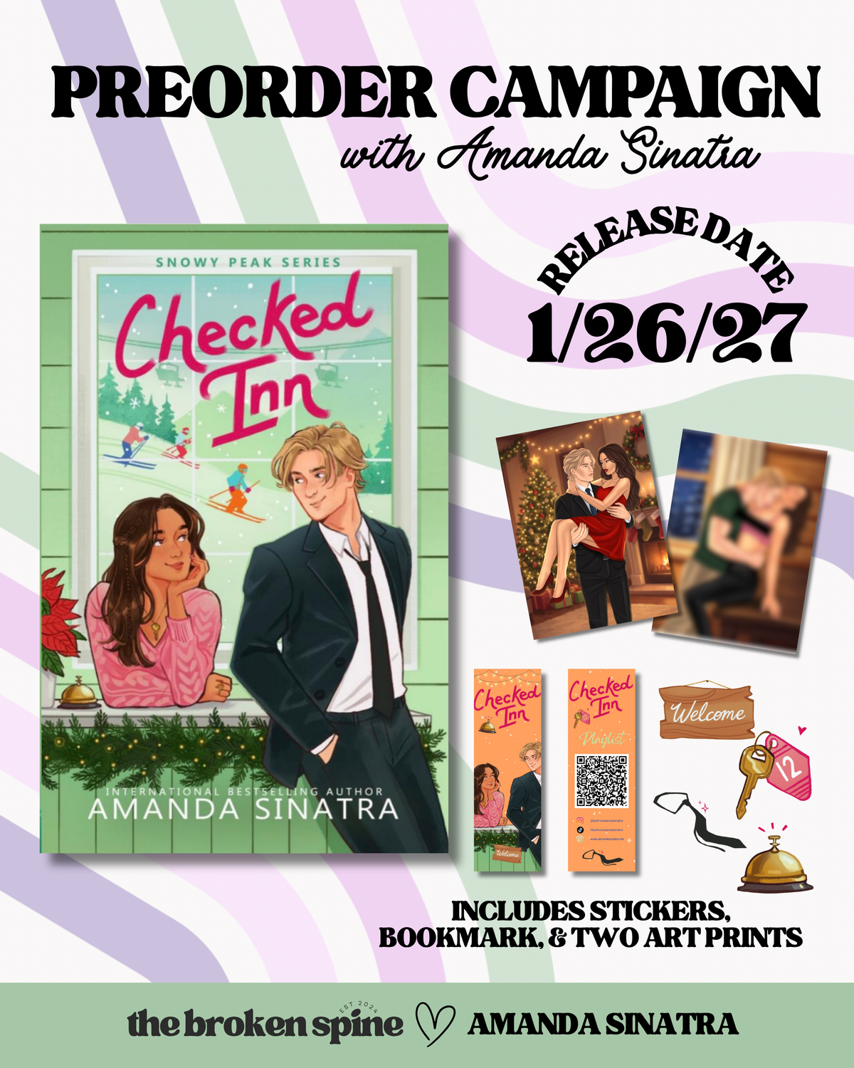 PREORDER | Checked Inn - Amanda Sinatra
