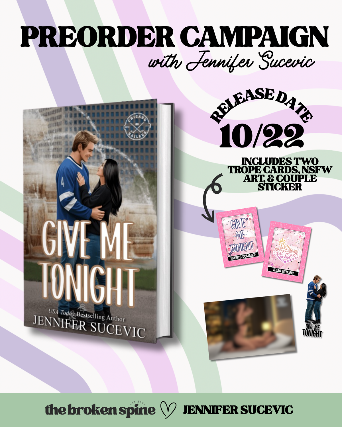 PREORDER | Give Me Tonight - Jennifer Sucevic