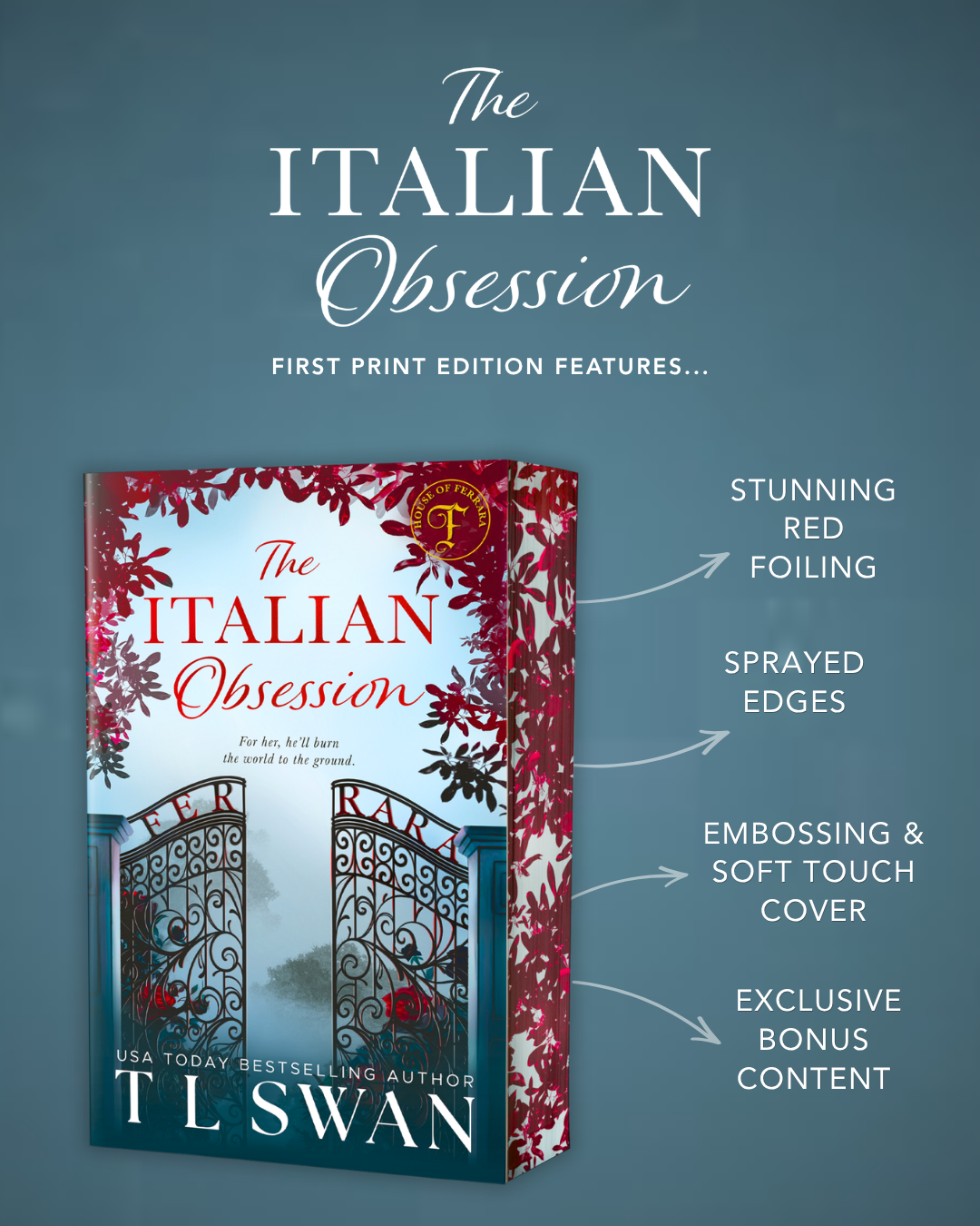 PREORDER | The Italian Obsession - T L Swan