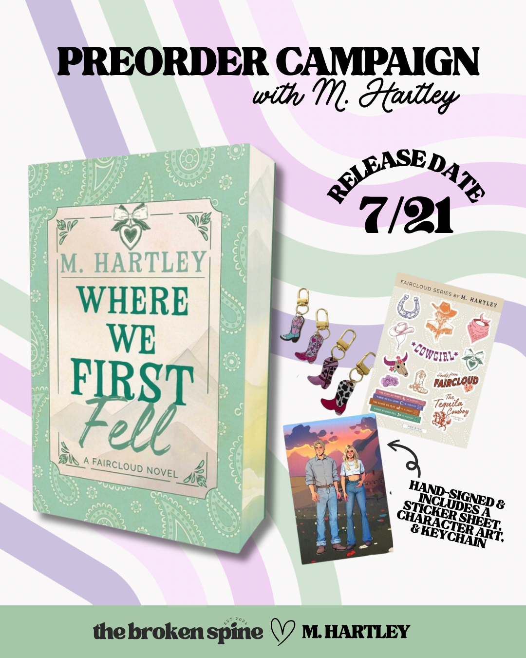 PREORDER | Where We First Fell - M. Hartley