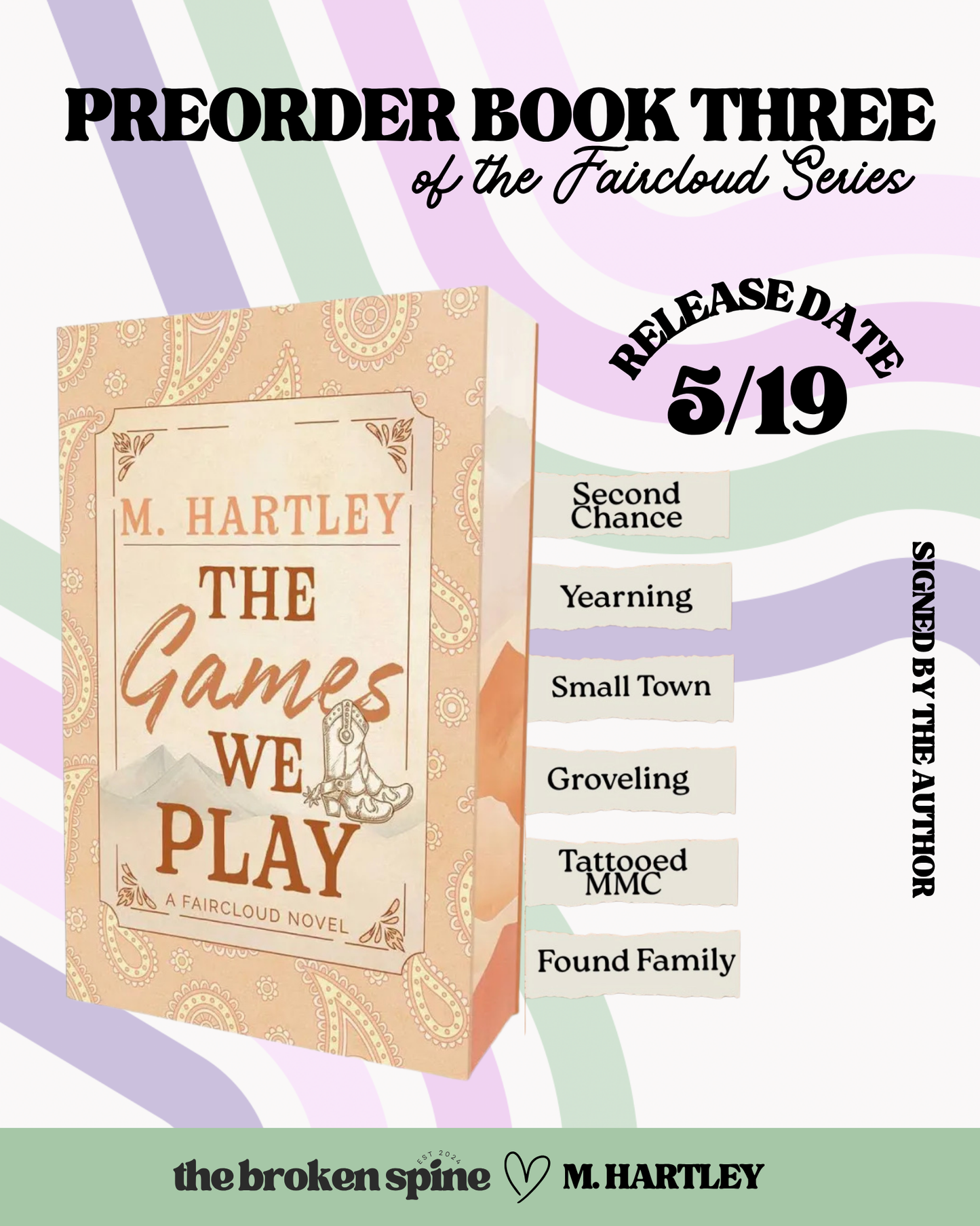 PREORDER | The Games We Play - M. Hartley