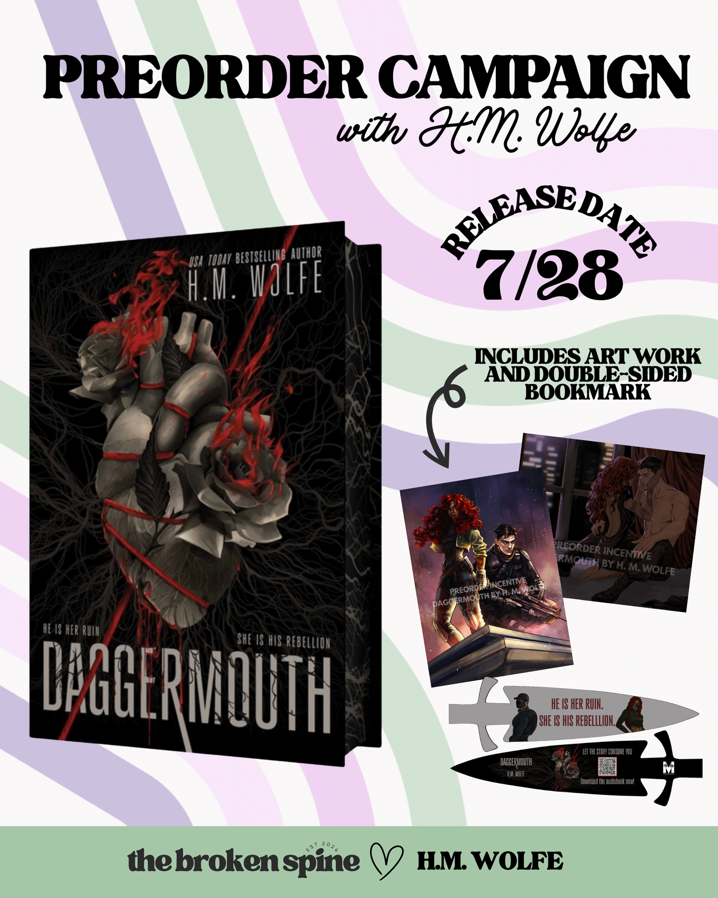 PREORDER by 6/10 | Daggermouth - H.M. Wolfe