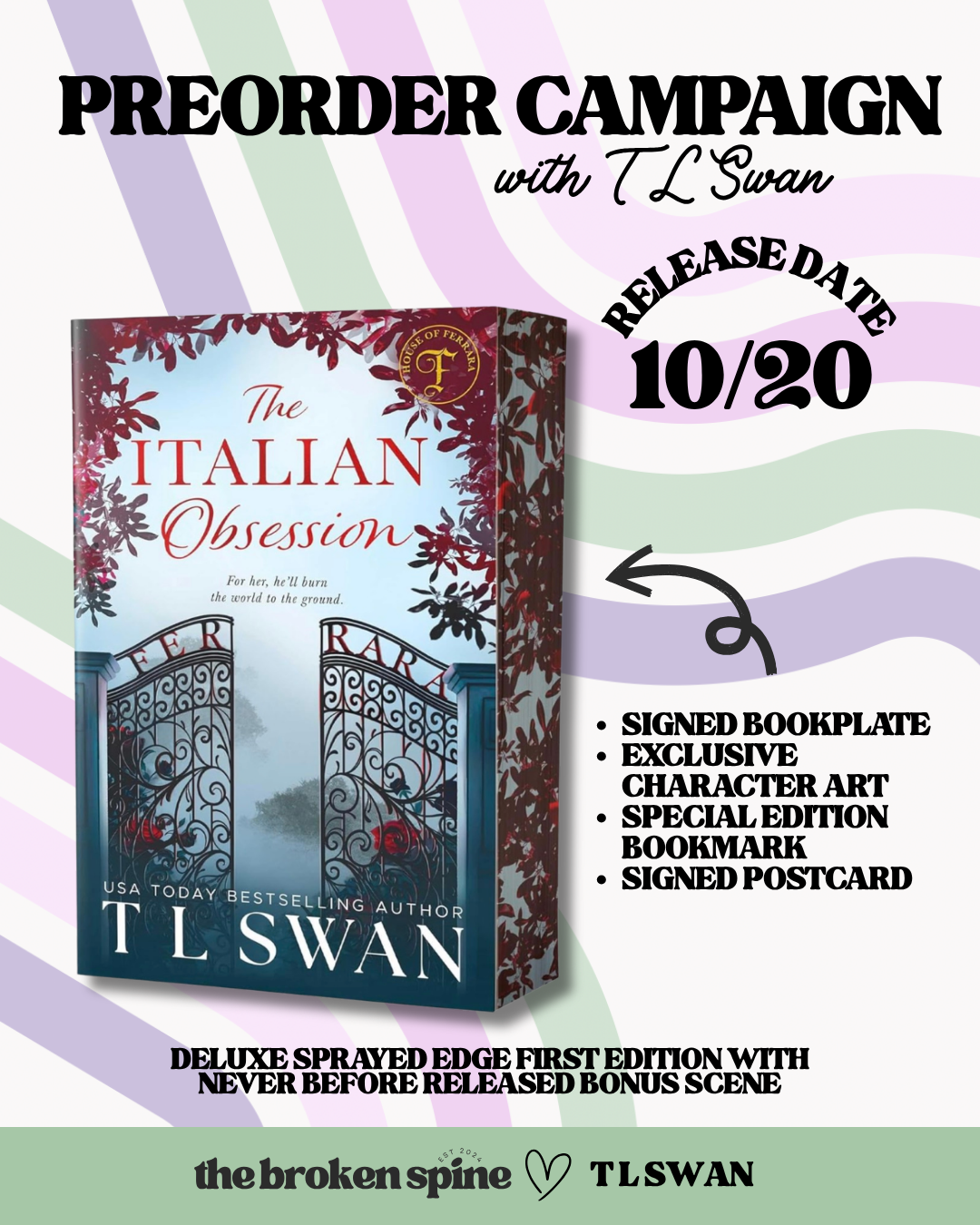 PREORDER | The Italian Obsession - T L Swan