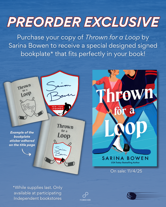 PREORDER | Thrown for a Loop (New York Legends Hockey - Book 1) - Sarina Bowen