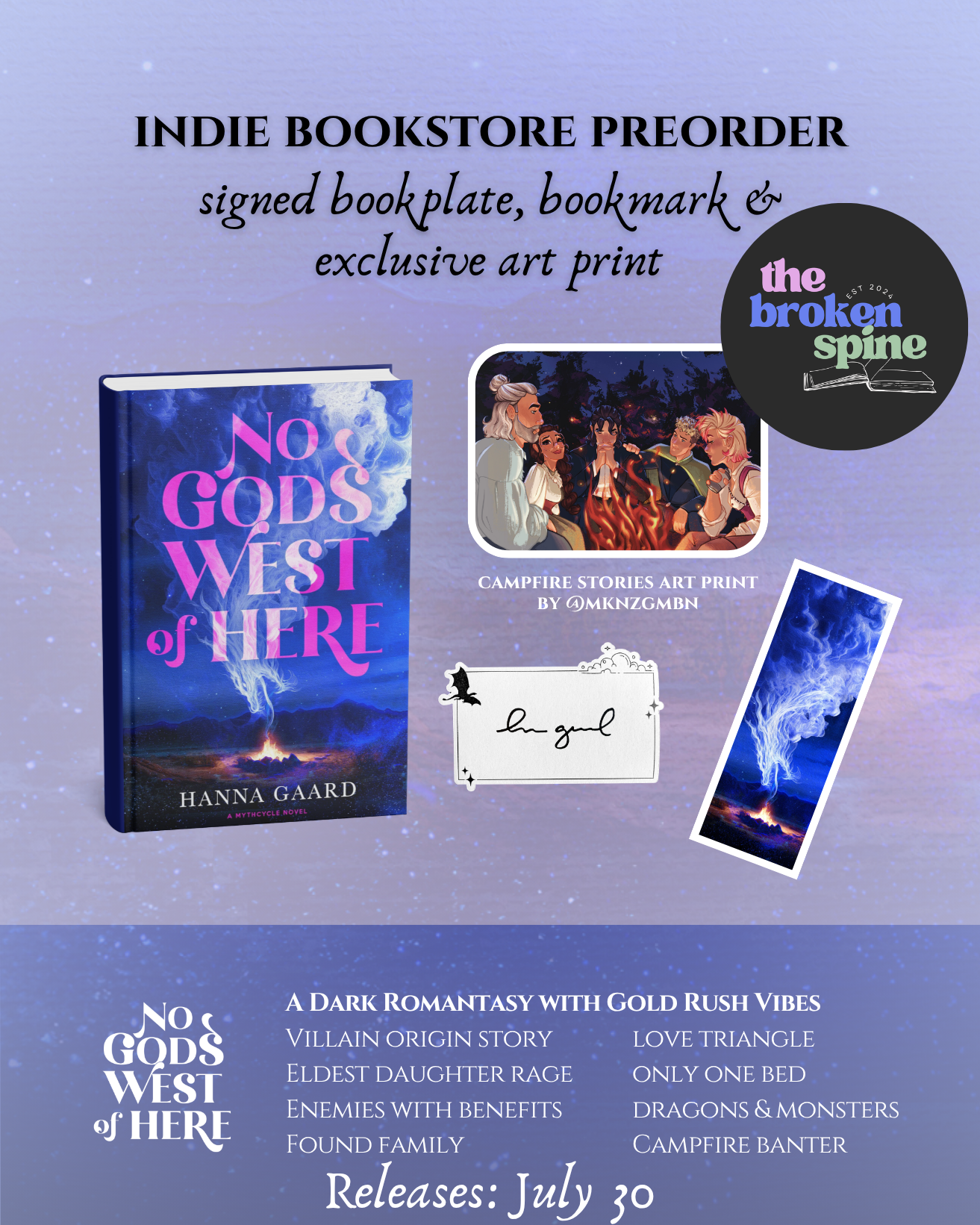 PREORDER | No Gods West of Here - Hanna Gaard