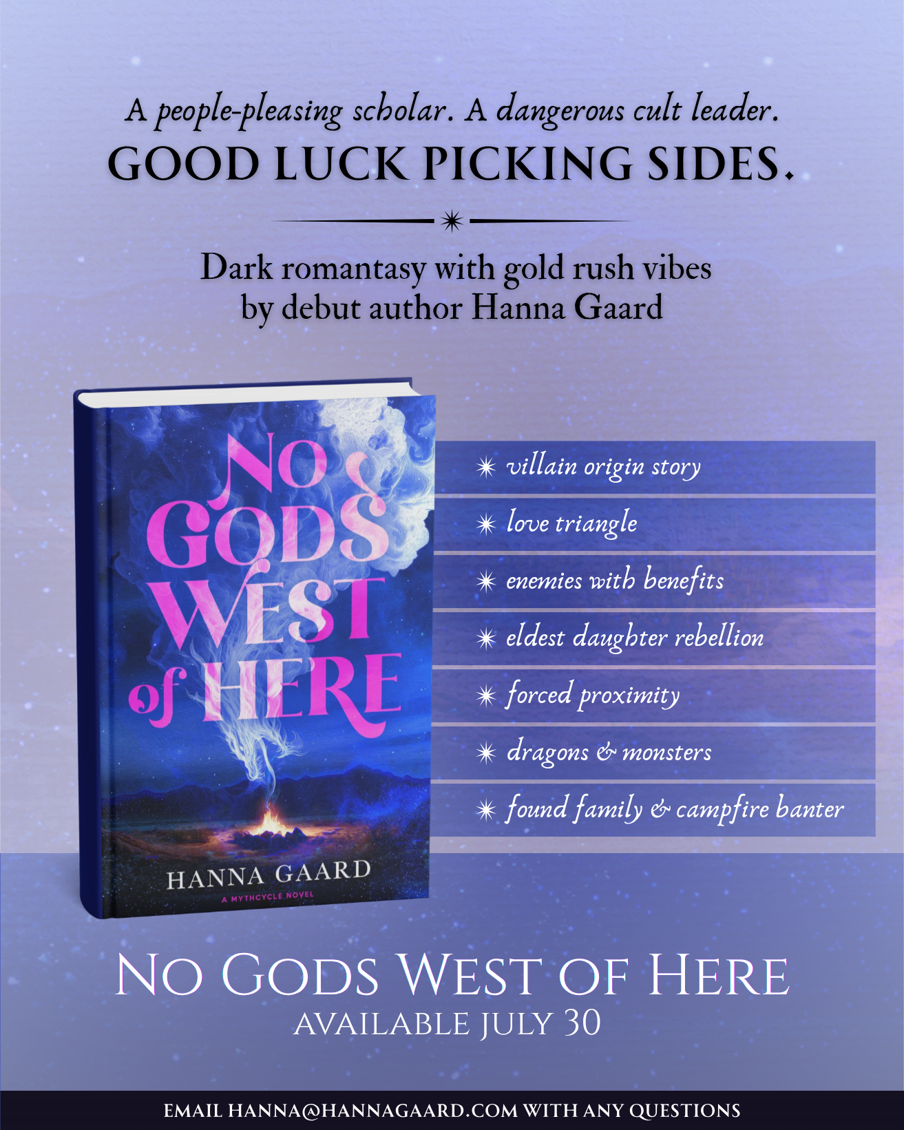 PREORDER | No Gods West of Here - Hanna Gaard