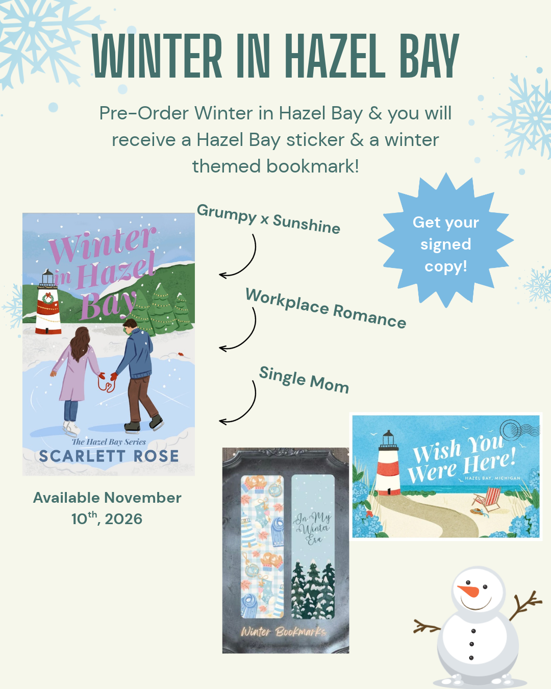 PREORDER | Winter in Hazel Bay - Scarlett Rose